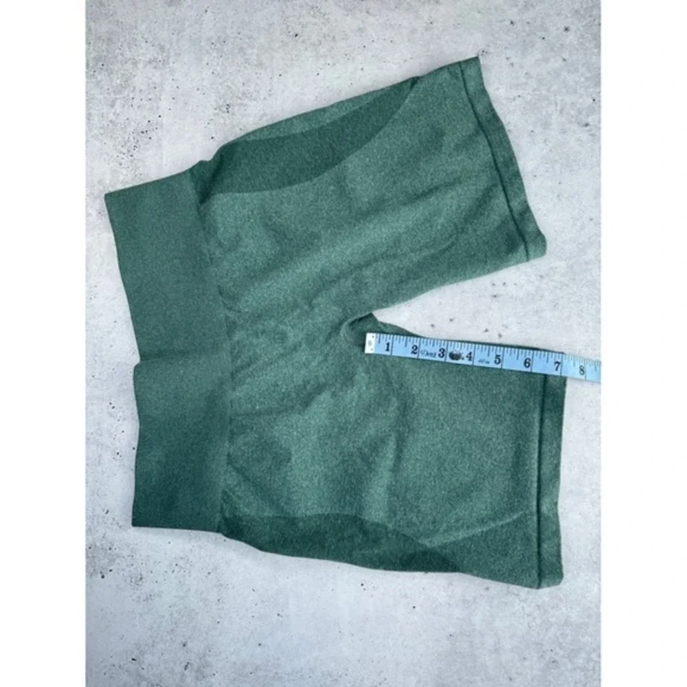 NVGTN Contour‎ Seamless Shorts Forest Green L High Waist Gymcore Workout